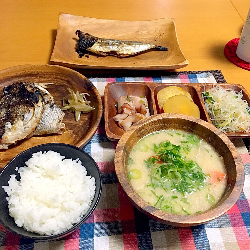 今日の晩御飯 2度も魚こがした(´；ω；｀)|nnanaさん