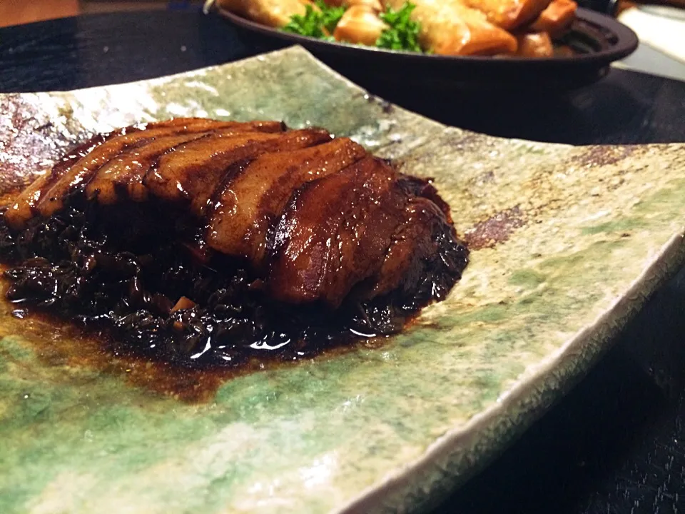 高菜扣肉？  豚バラと高菜の蒸し煮|やまださん