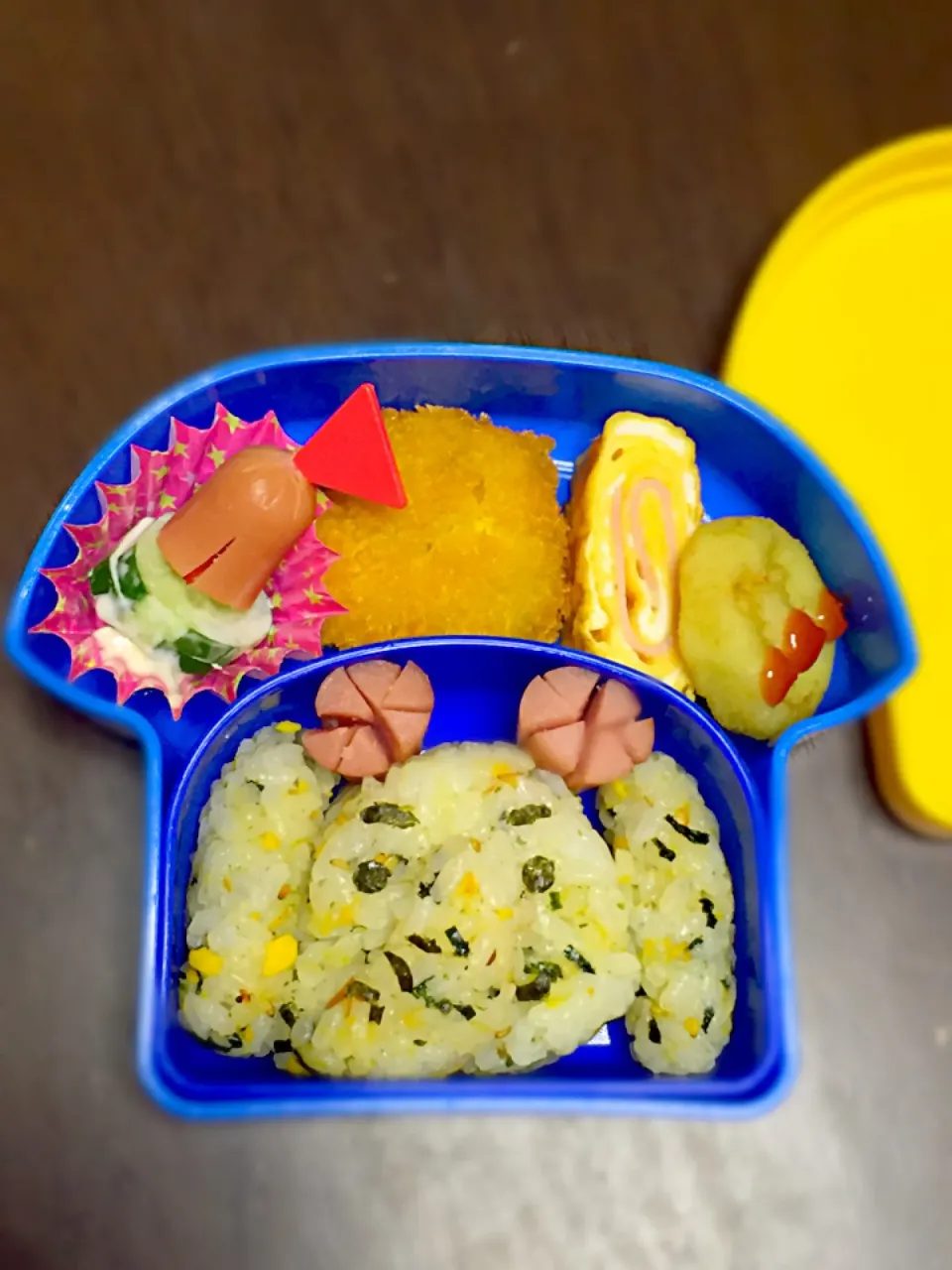 Snapdishの料理写真:5/16ぞうさんのお弁当|こーこさん