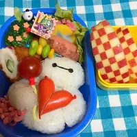 Snapdishの料理写真:息子の遠足お弁当|はるのmamaさん