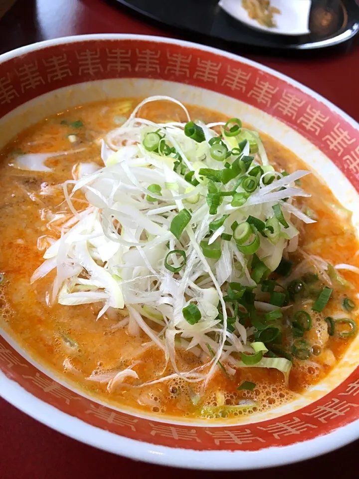 華萬のねぎたっぷり担々麺|もにもにかさん