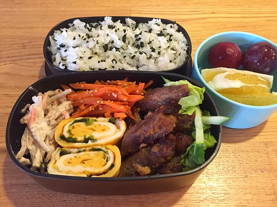 牛西京焼きとわかめご飯弁当|myusicさん