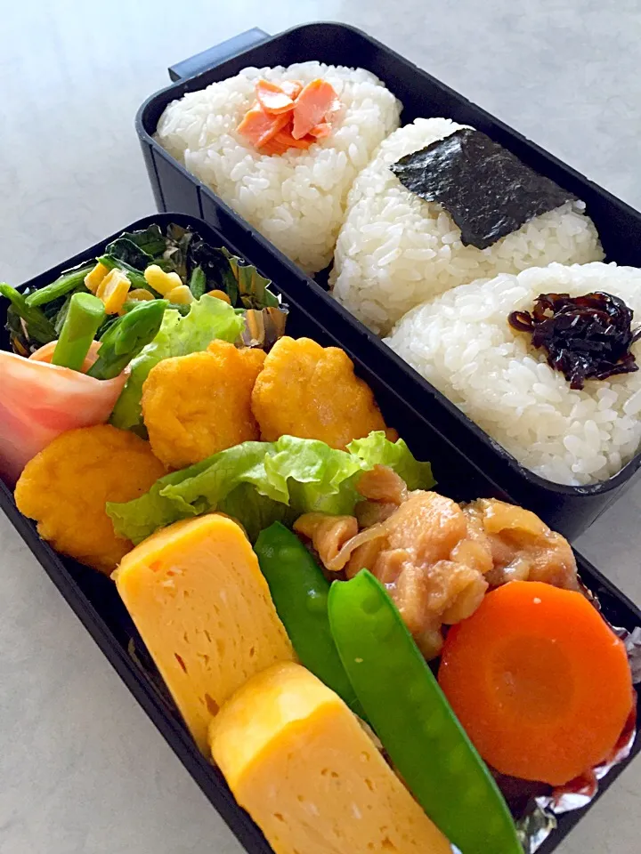 高校生男子（鶏肉のさっぱり煮）弁当🐔|じゅごんさん