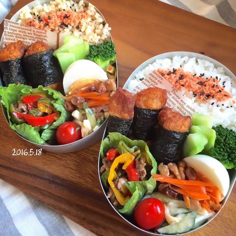 海苔巻きチキン弁当|さと⋆さん