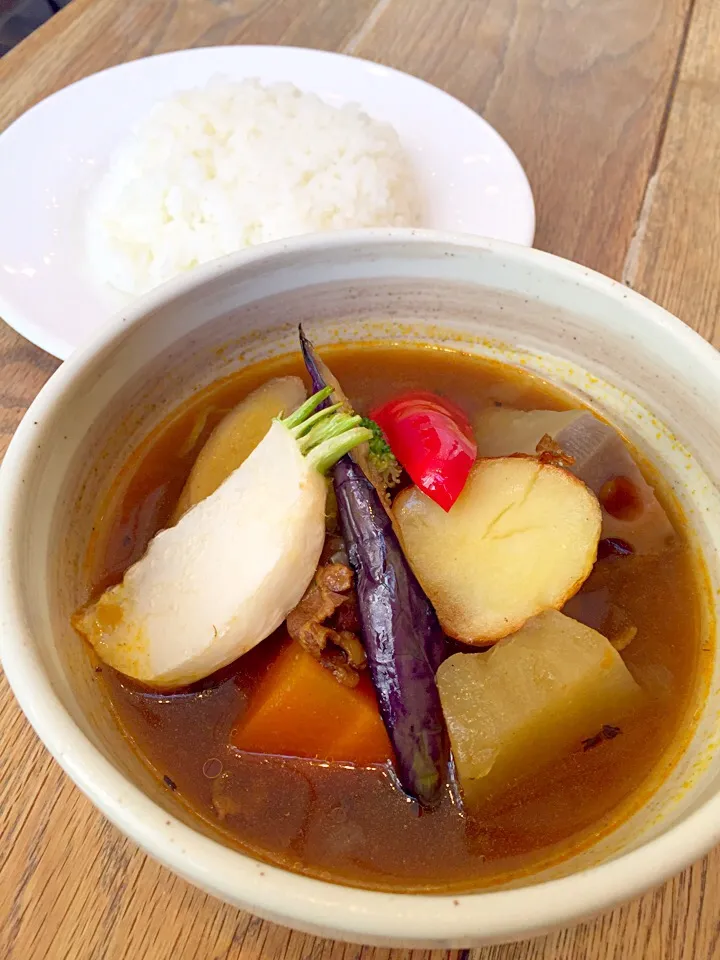 スープカレーでランチ🍛🍃✨|まみりんごさん