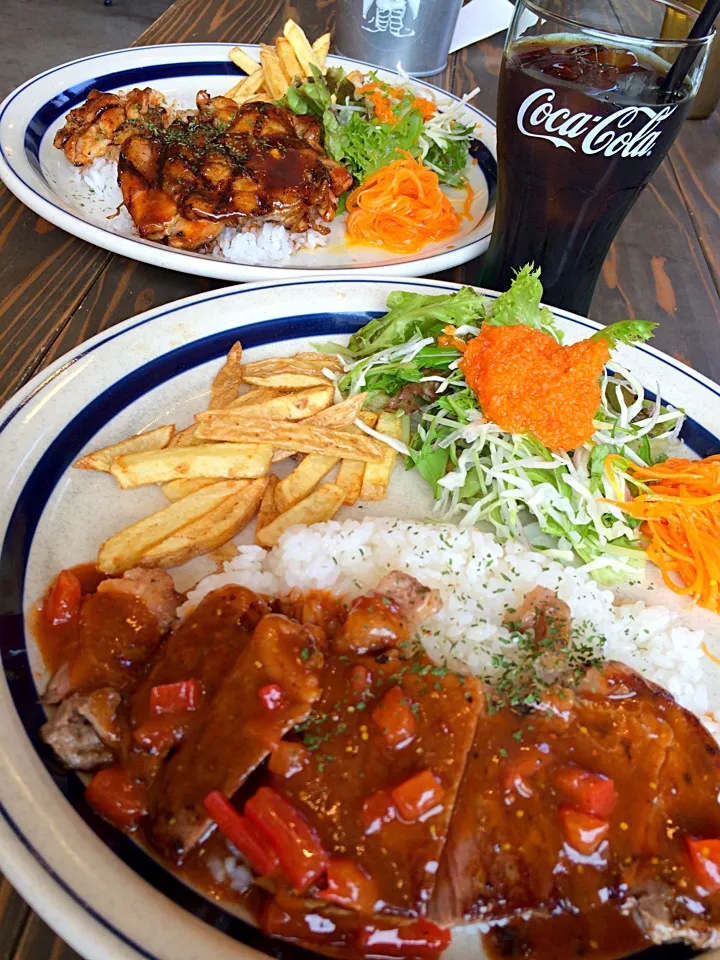 ステーキプレートとチキングリルプレート♪|るん♪さん