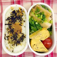 Snapdishの料理写真:今日のおじ弁(蒸し鳥モモ弁当)|ジゴさんさん