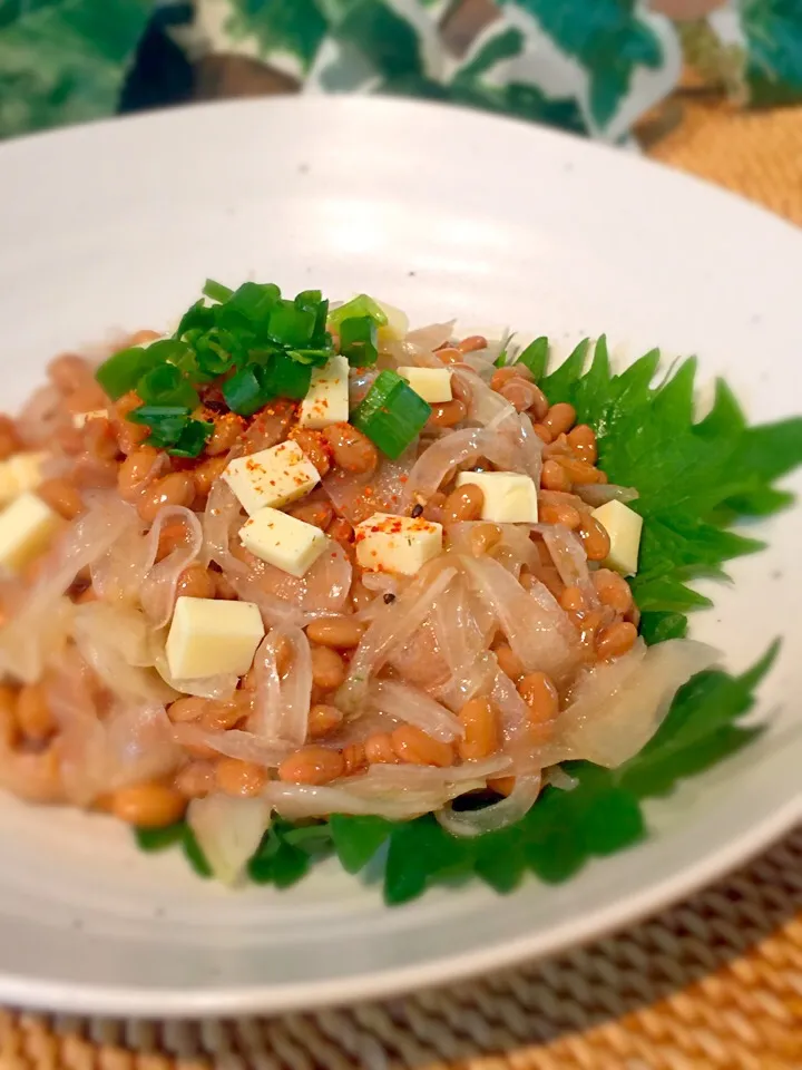 咲きちゃんの料理 オツな肴🍶シリーズ😁⑥納豆の簡単おつまみ💖|あゆさん