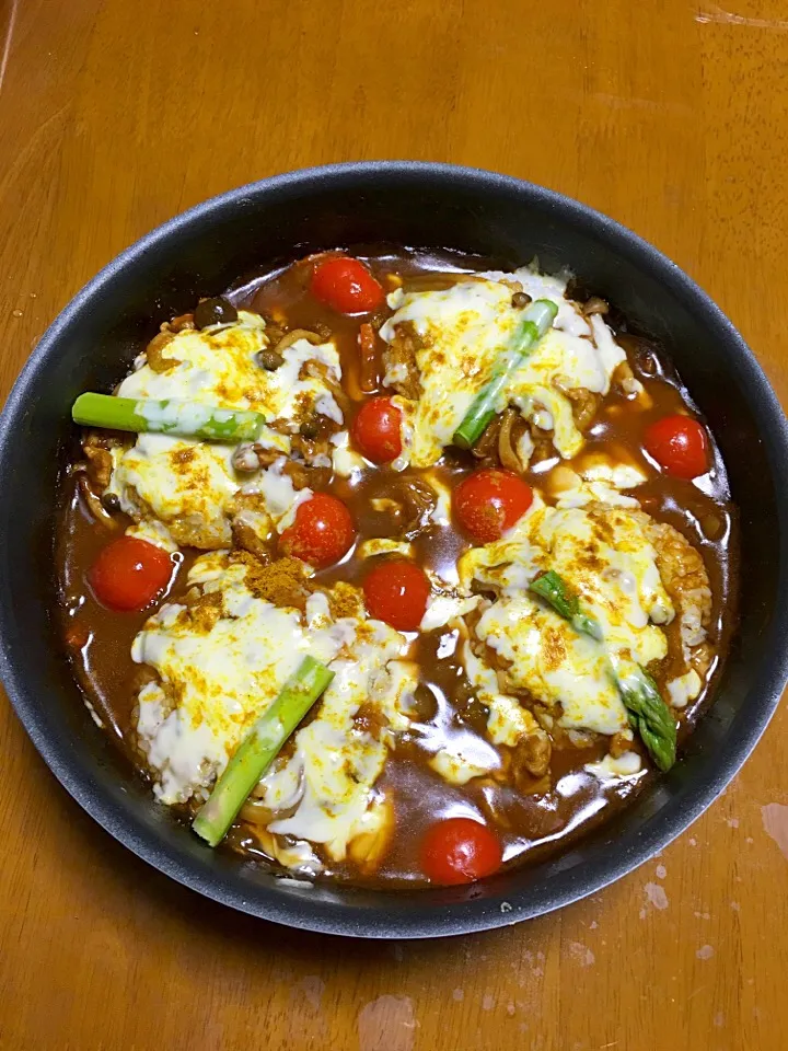 娘仕込みの焼きカレー(^o^)/|よっちゃんママさん