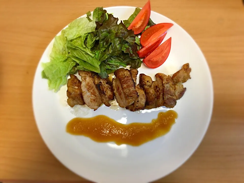 Snapdishの料理写真:ポークソテーくずれ…|imachanさん