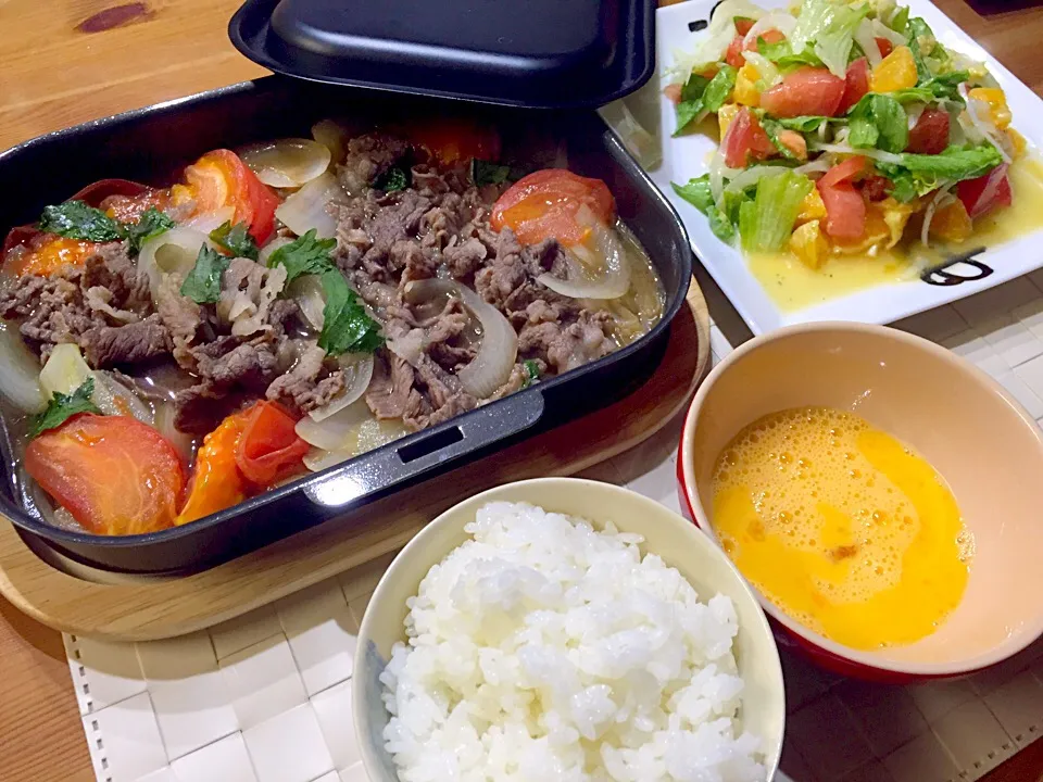 ばさら風トマトすき焼き|みきさん