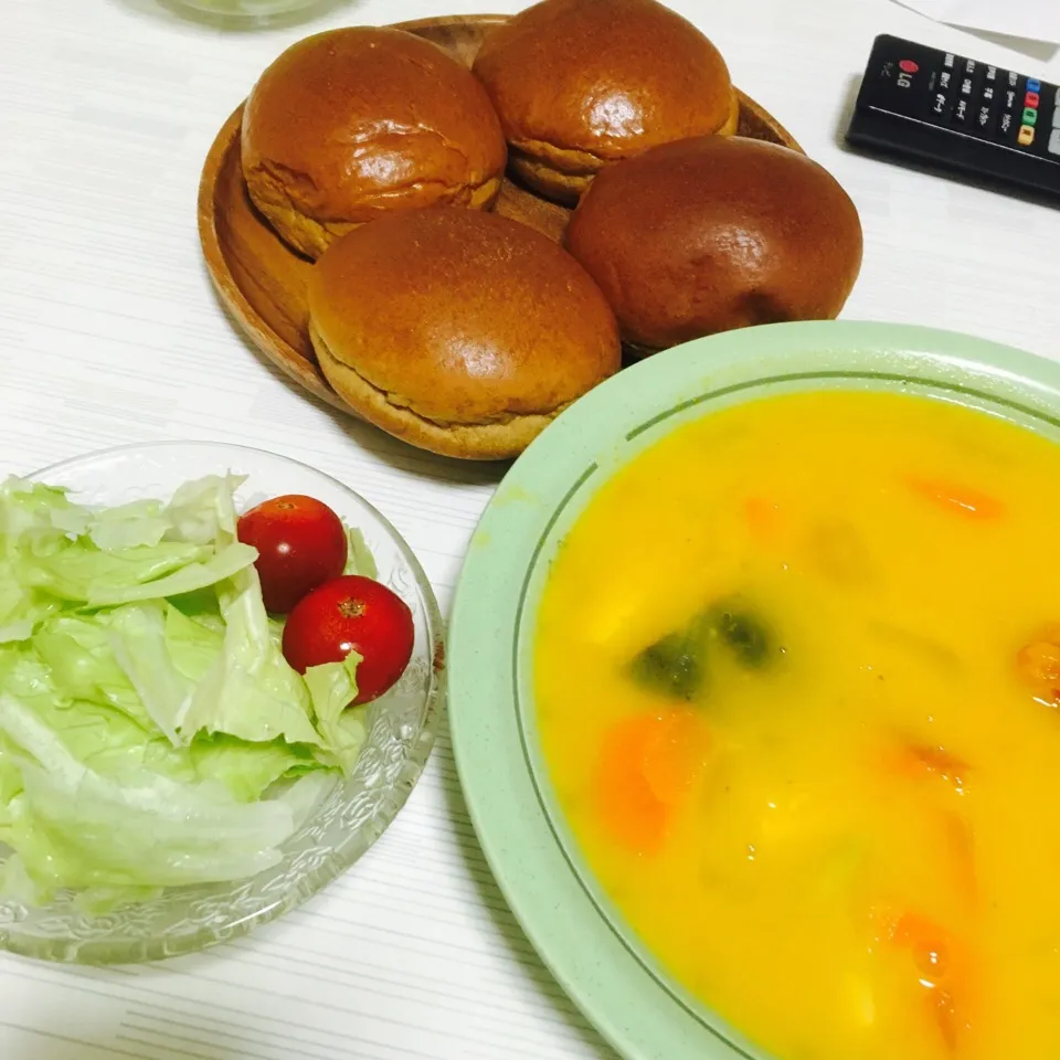 Snapdishの料理写真:本日の夕飯|みぃさん