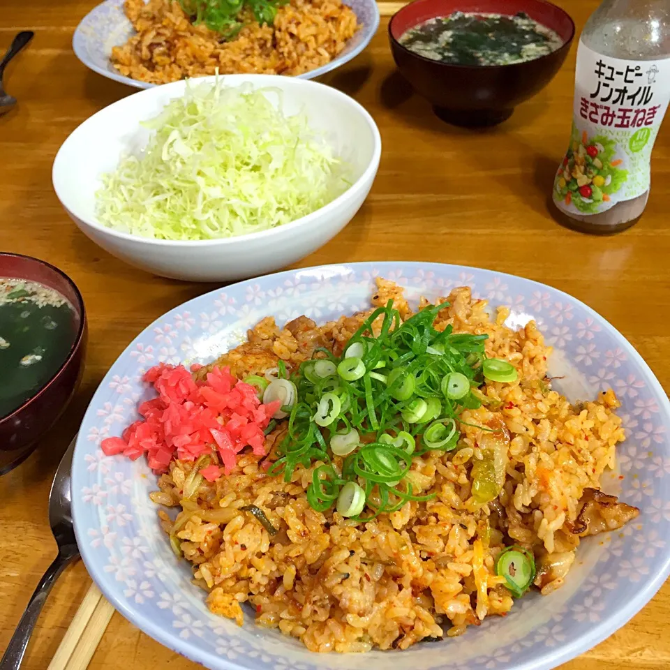 キムチ焼飯(^O^)／|すかラインさん