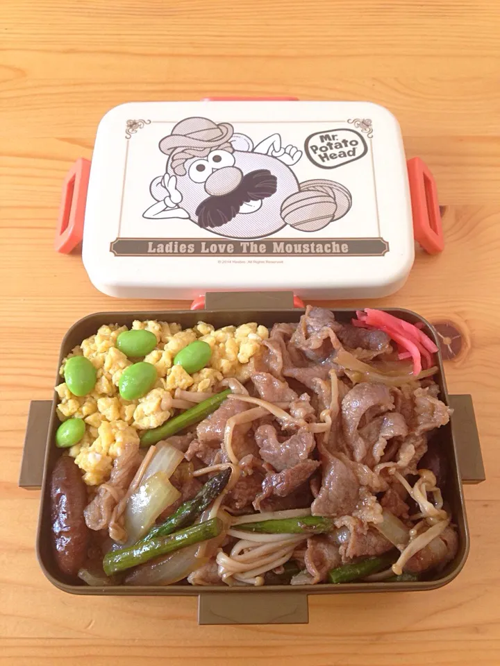 Snapdishの料理写真:5.19焼肉丼弁当|まゆさん