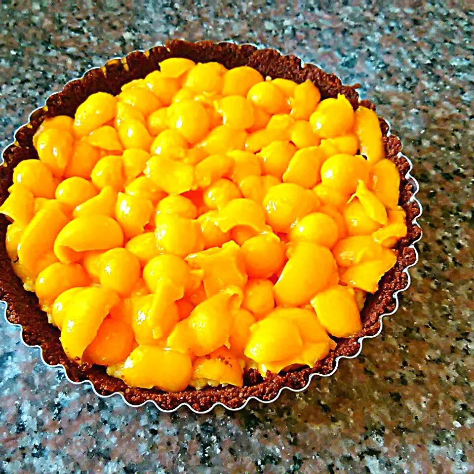 mango tart in the making....|Tezu Ropezuさん