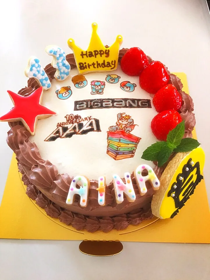 Snapdishの料理写真:happy birthday♡ビッグバン＆AAAのコラボ☆|cielさん