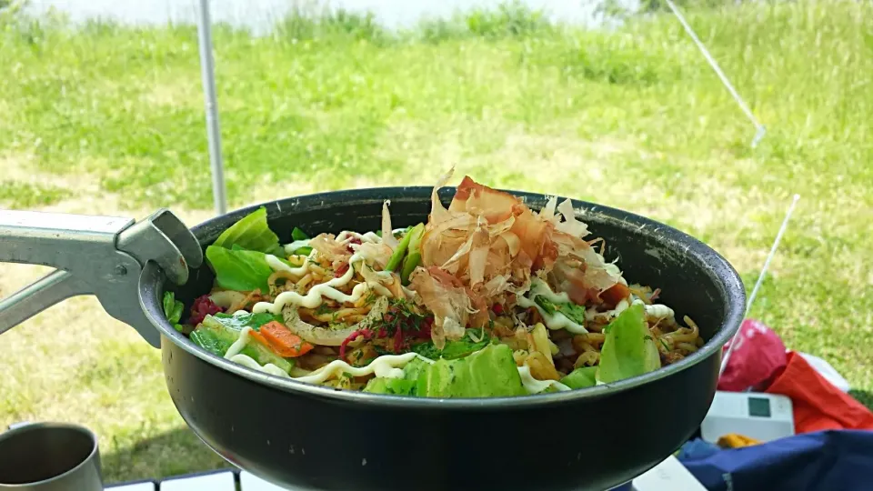 焼きそばランチ　500投稿です🙌‼|おちゃわんさん