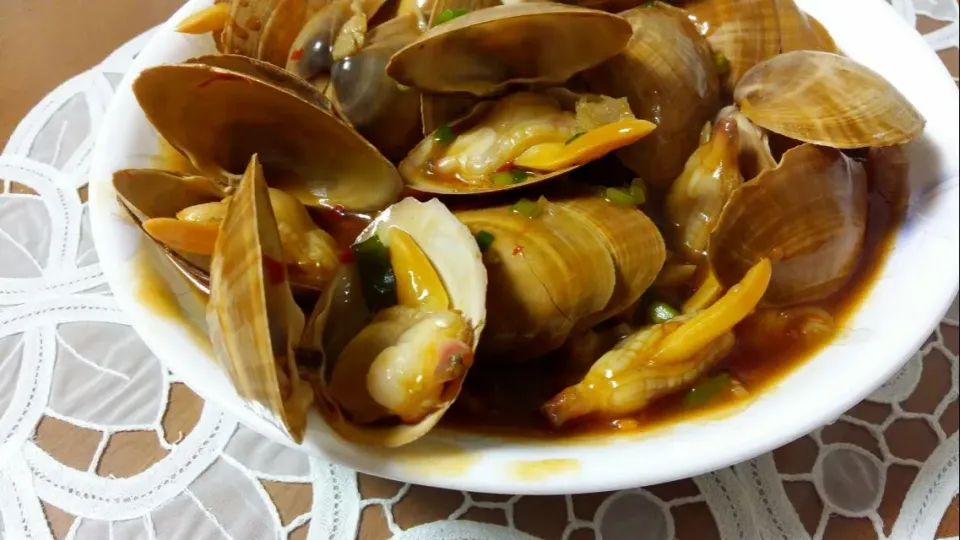 clams in black bean sauce|steven z.y.さん