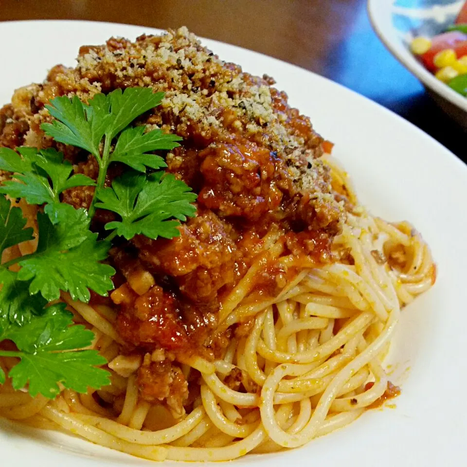 ミートソーススパゲッティ|ふりるさん