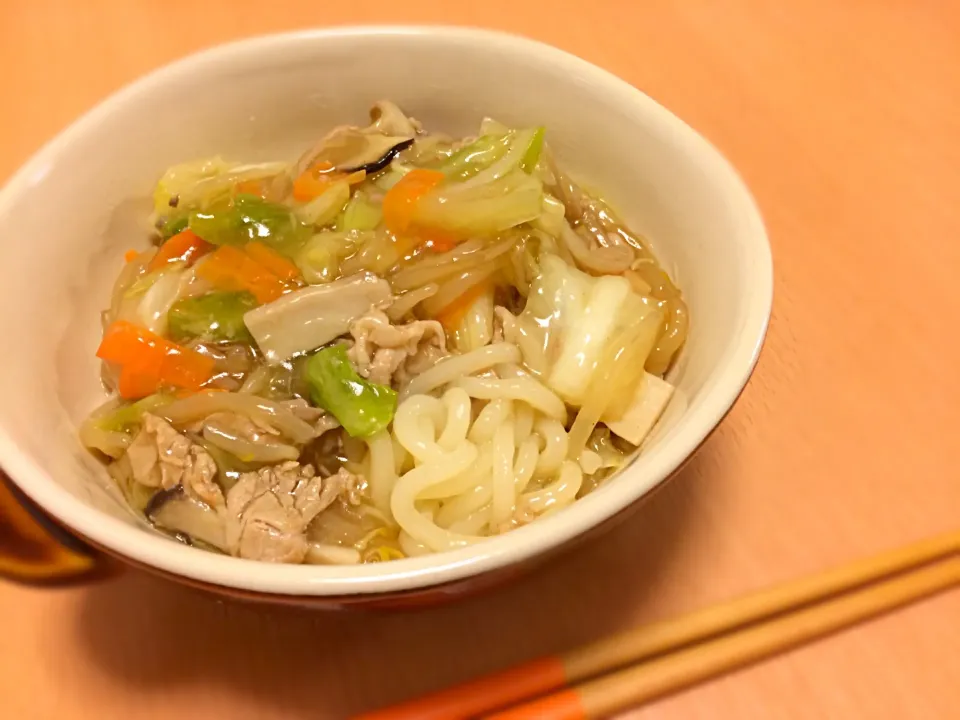 Snapdishの料理写真:野菜あんかけうどん|たけおさん