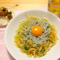 和風しらすパスタ|もつさん