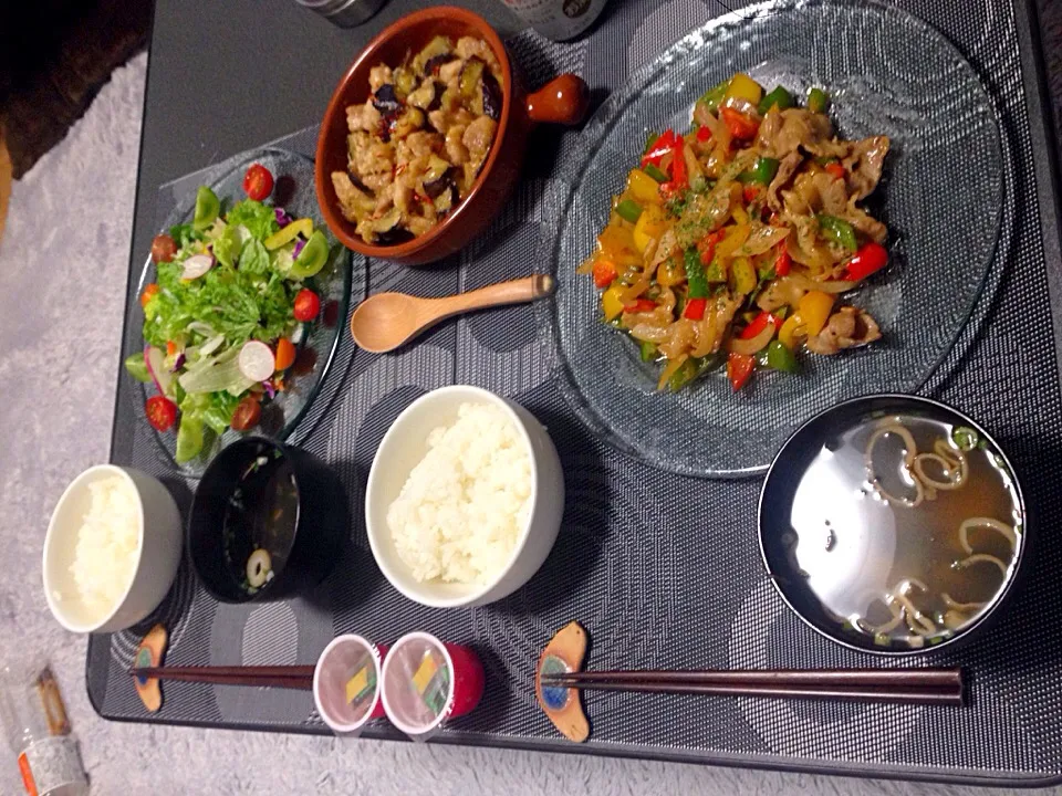 🍴今日のごはん🍴
鶏肉と茄子のみぞれ炒め
豚バラとパプリカのオイスター炒め🍖|ちえぞさん