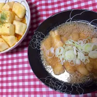 Snapdishの料理写真:とうふチリ♡チキンおろし煮|まゅみんさん