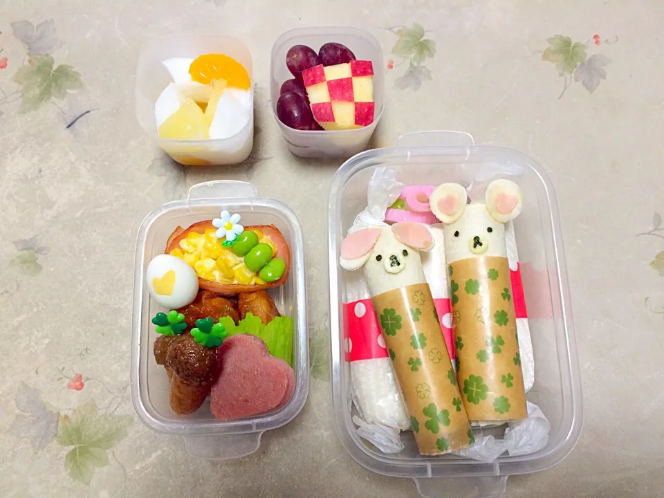 遠足予備日やから、今日はロールサンドのお弁当❤️|makoさん