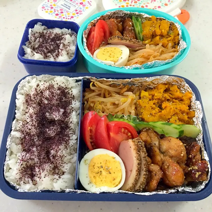 Snapdishの料理写真:金曜日お弁当〜 誕生日お祝い①🎉|しーたけさん