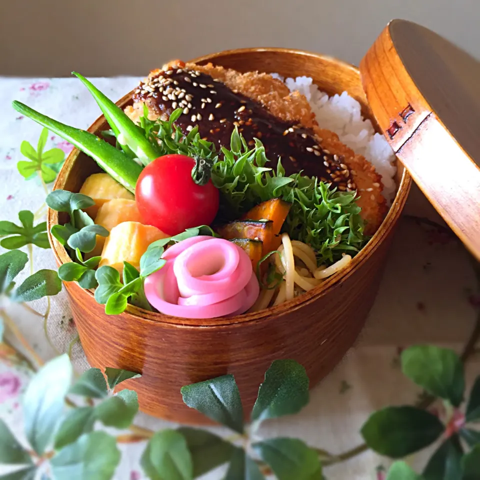 100投稿目♡息子チキンカツ弁当|sakuraさん