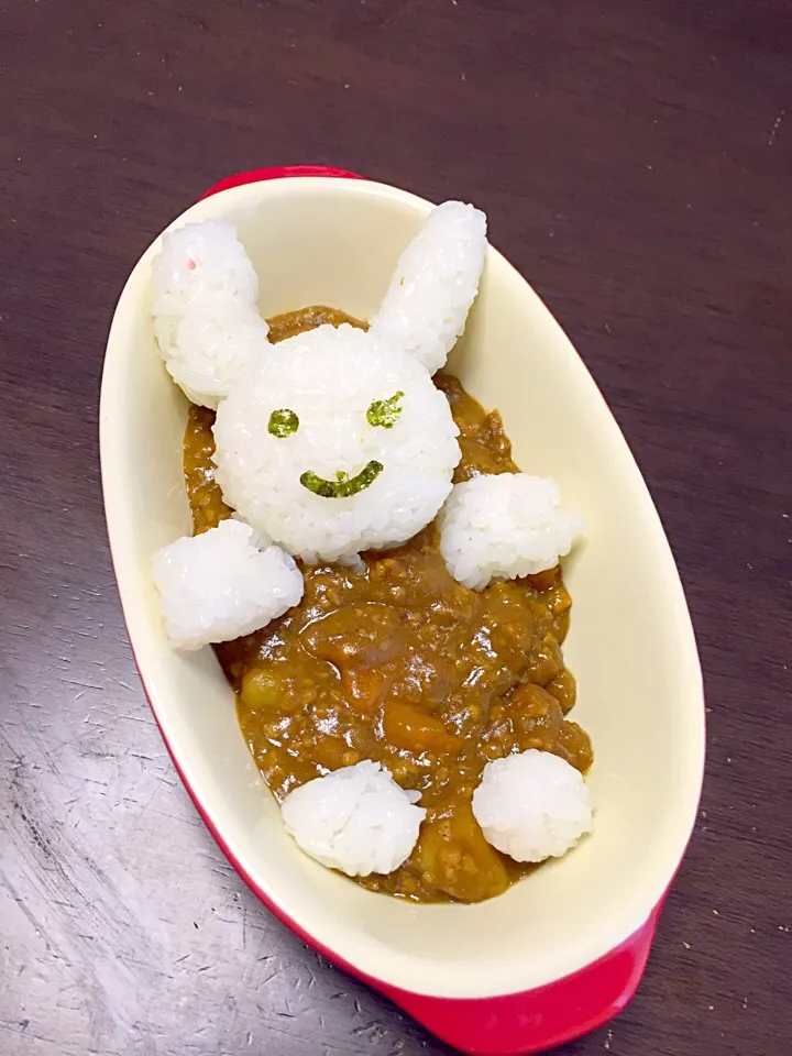 うさぎさんカレー|こーこさん