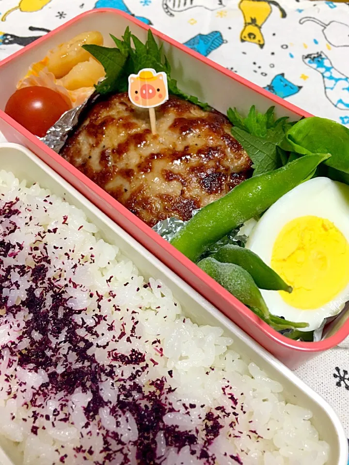 和風ハンバーグ弁当|かりんかさん