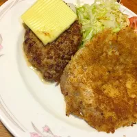 Snapdishの料理写真:ザ ハンバーグのハンバーグ！|Kazuya Hanawaさん