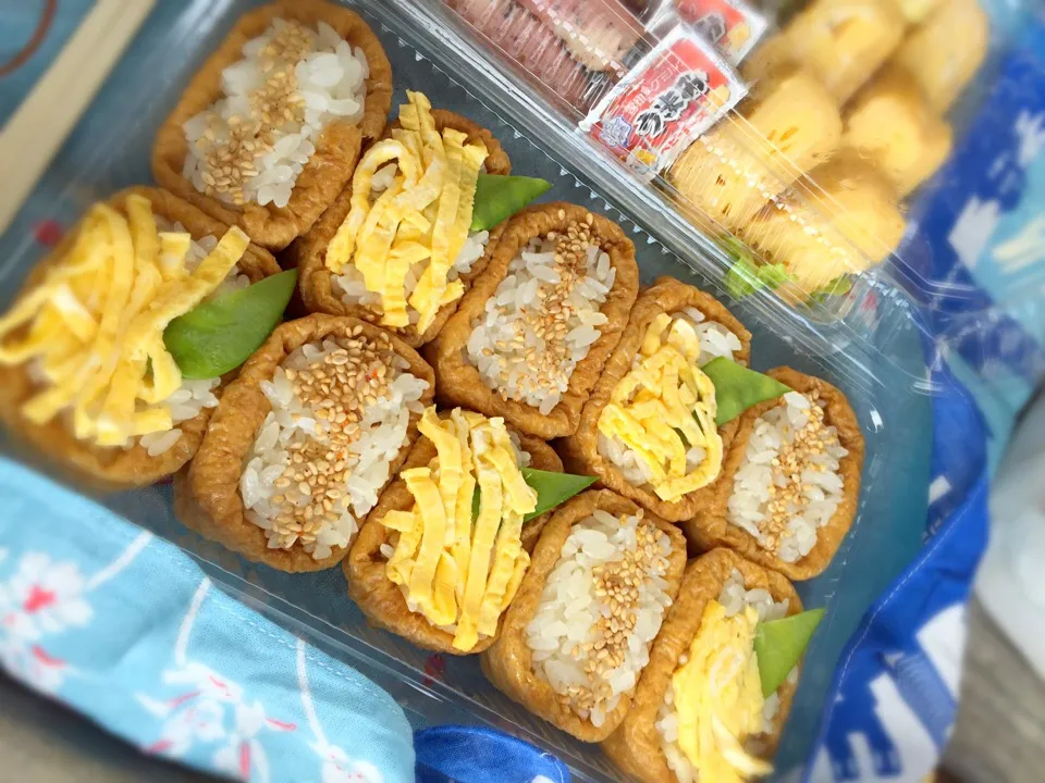 お花見弁当❁いなり寿司|のぞみさん