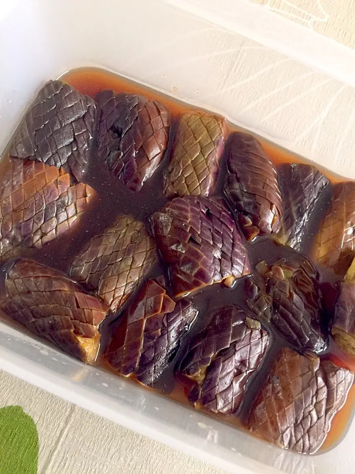 我が家の常備菜・ご飯でも、素麺にのせても😍
茄子の焼き浸し|tabyさん