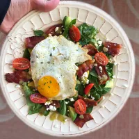 Snapdishの料理写真:Spinach bacon salad|lindsay robesonさん