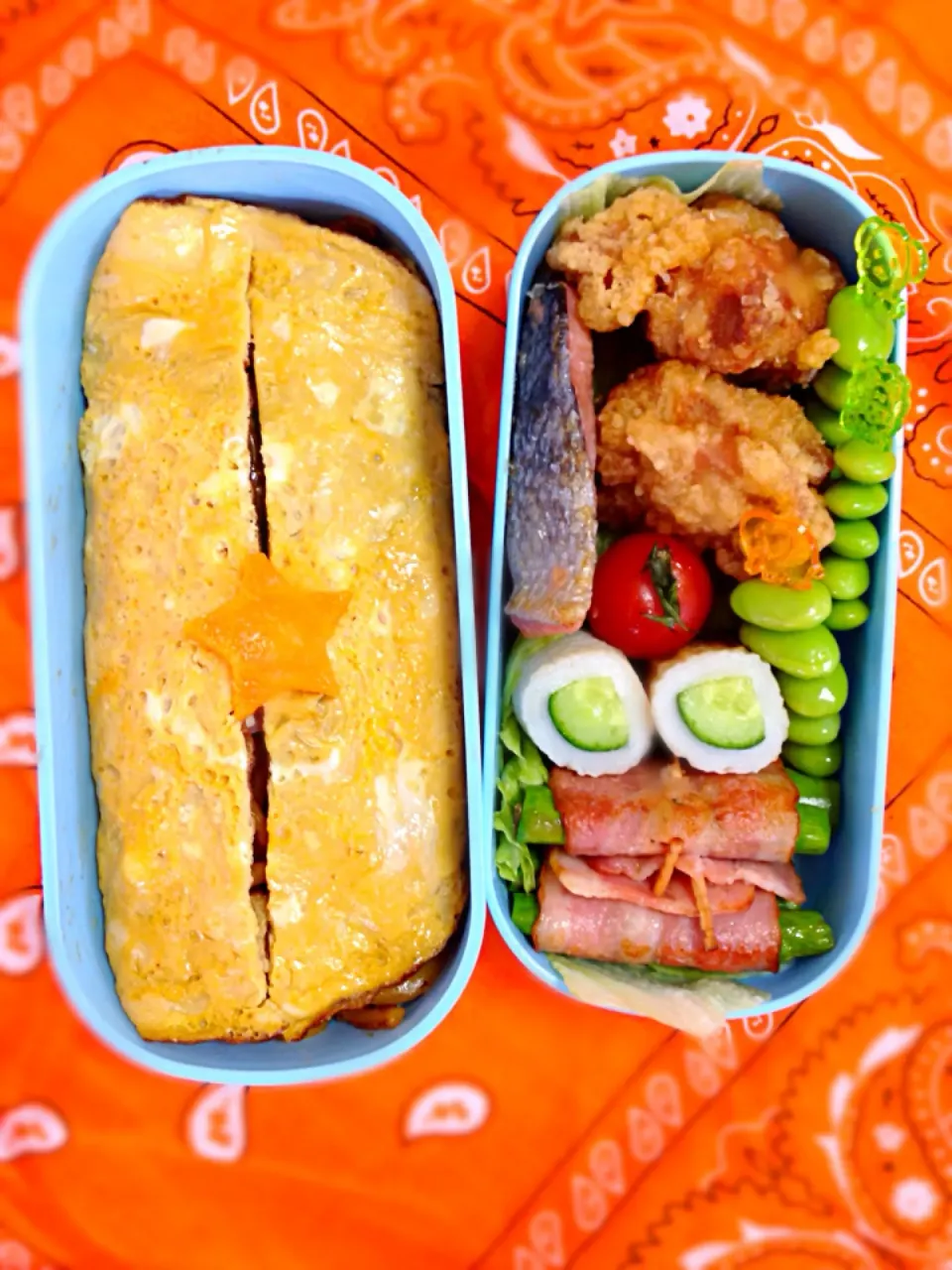 オムそば弁当♡|yonjiさん