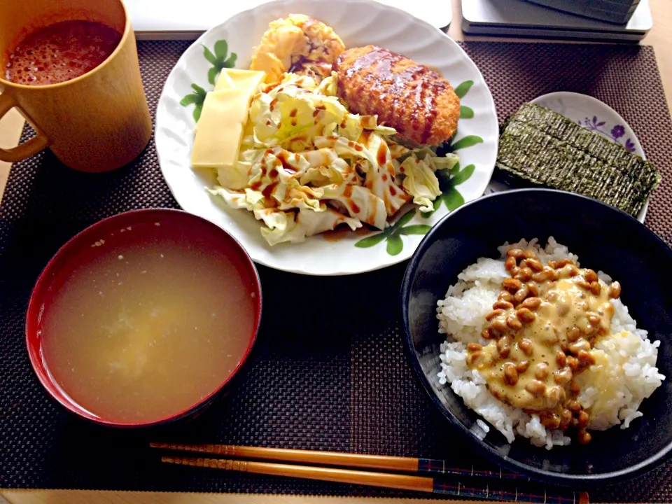 5月21日朝食兼昼食|ばぁさんさん