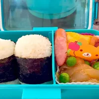 部活オムレツおにぎり弁当|みいさん