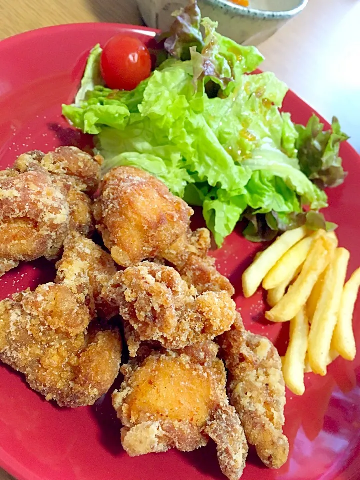 今日は鳥もも肉で🐔我が家の唐揚げ🐔|acoyaさん