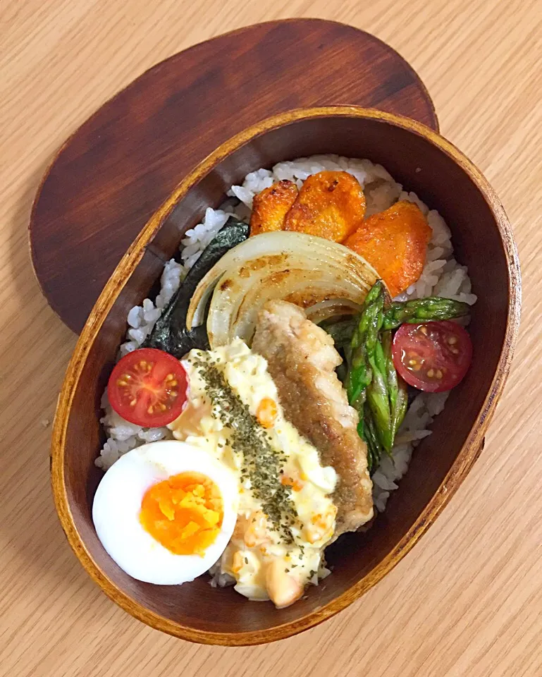 お魚南蛮と焼き野菜のり弁当♪|Yukako Nishimuraさん