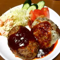 Snapdishの料理写真:ハンバーグ|はるこさん