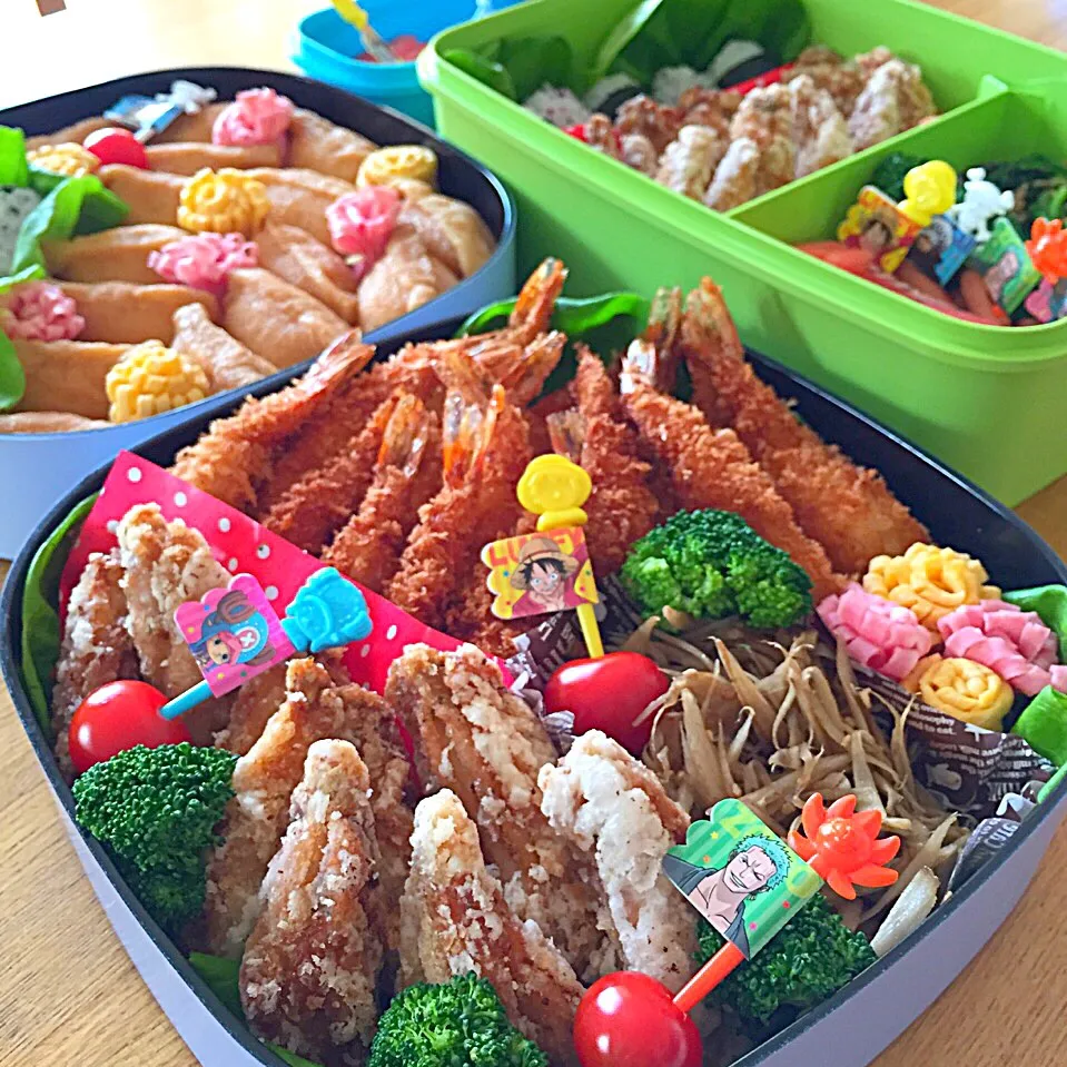 Snapdishの料理写真:小学一年生の運動会弁当|SYRさん