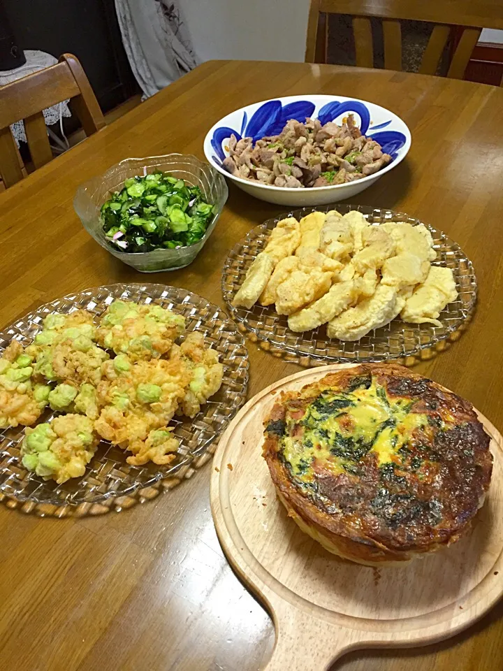 夜ご飯(*^_^*)

自家製野菜で夜ご飯のおかずを作りました。|simoneさん