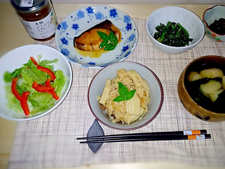 今日の主役はぶりの照り焼きです！|ゆうさん