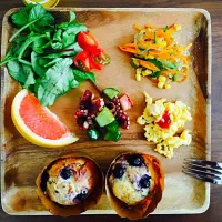 breakfast☀︎
blueberry muffin
scrambled eggs
vegetable salad
Chinese salad
grapefruit

recipe🍴
<blueberrymuffin>(5)|まーゆさん