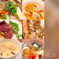 Snapdishの料理写真:イタリアン ランチコース|keikoさん