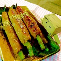 Snapdishの料理写真:アスパラつくね