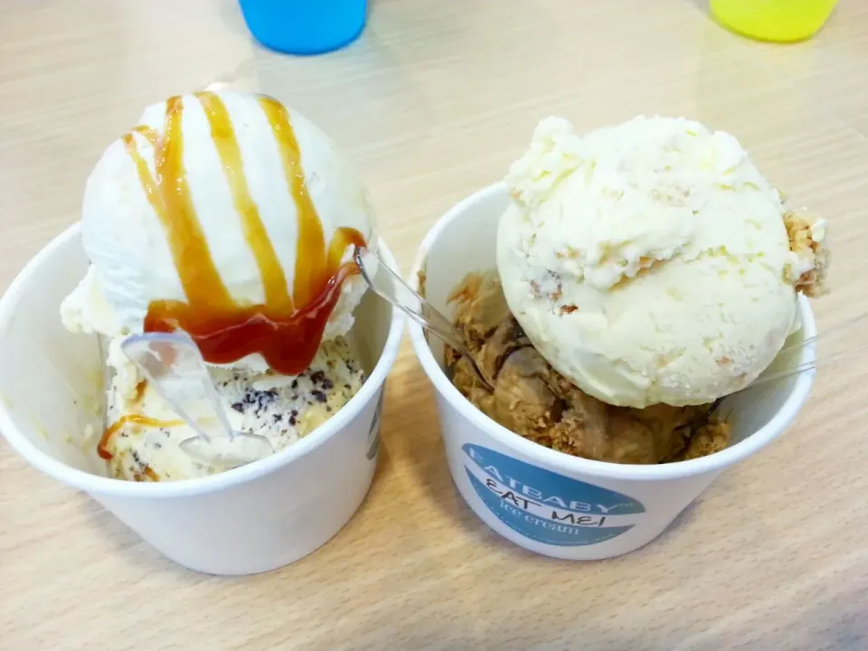 FATBABAY ICE CREAM 🍨
Lemon Pie & Coffee Fudge Pie
Coconut Candy & Honey Im Home|korinoさん