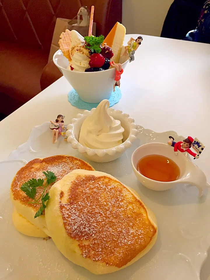 TENSUKE CAFEのスフレパンケーキ|如月 螢さん